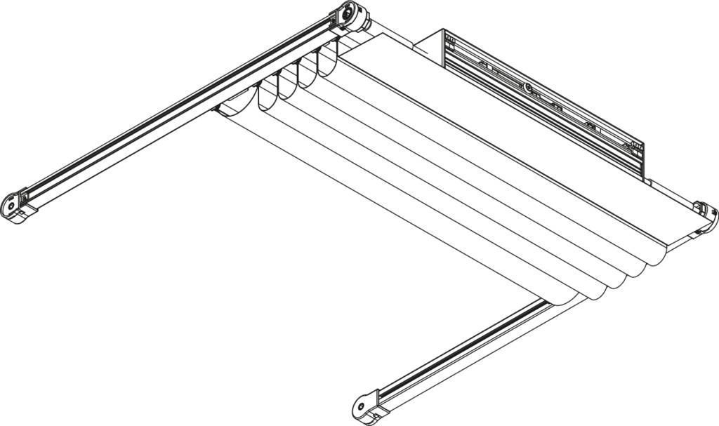 Skylight Blind - Motorised / Electric - Silent Gliss SG 2195 - Skylight Blinds