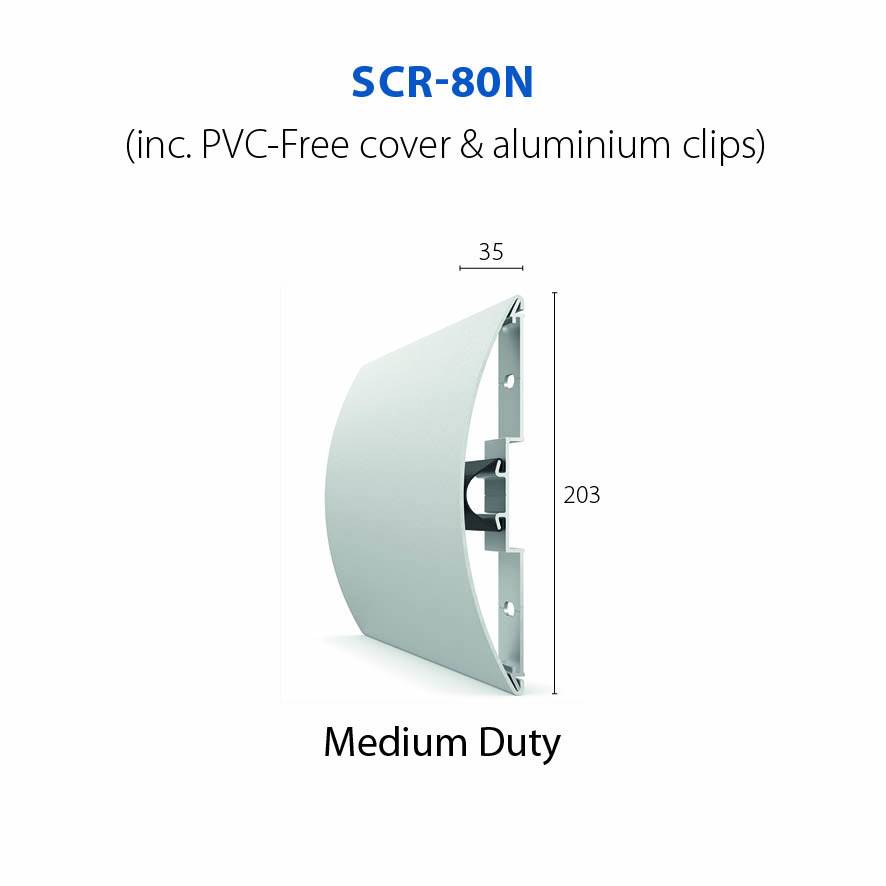 CS Acrovyn® PVC-Free SCR-80N Crash Rails