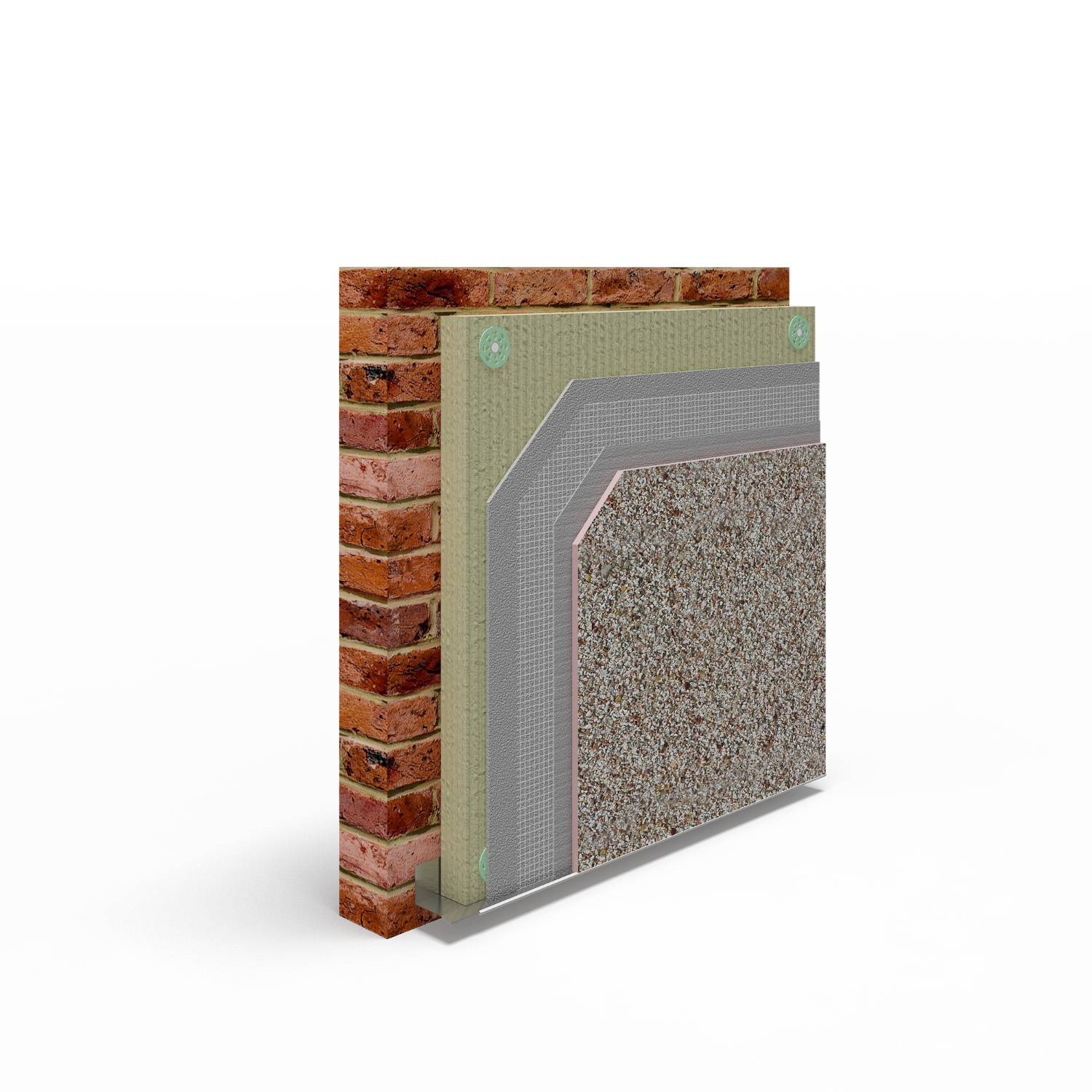 Epsicon 3 - External Wall Insulation System - PS3 - External Wall Insulation Dash Finish