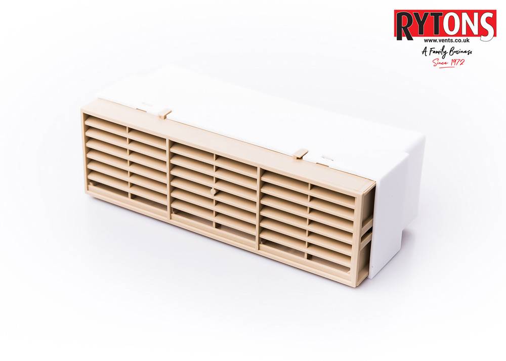 RD5MFAB - Rytons Multifix® Air Brick with Ducting Adaptor 204 x 60 mm