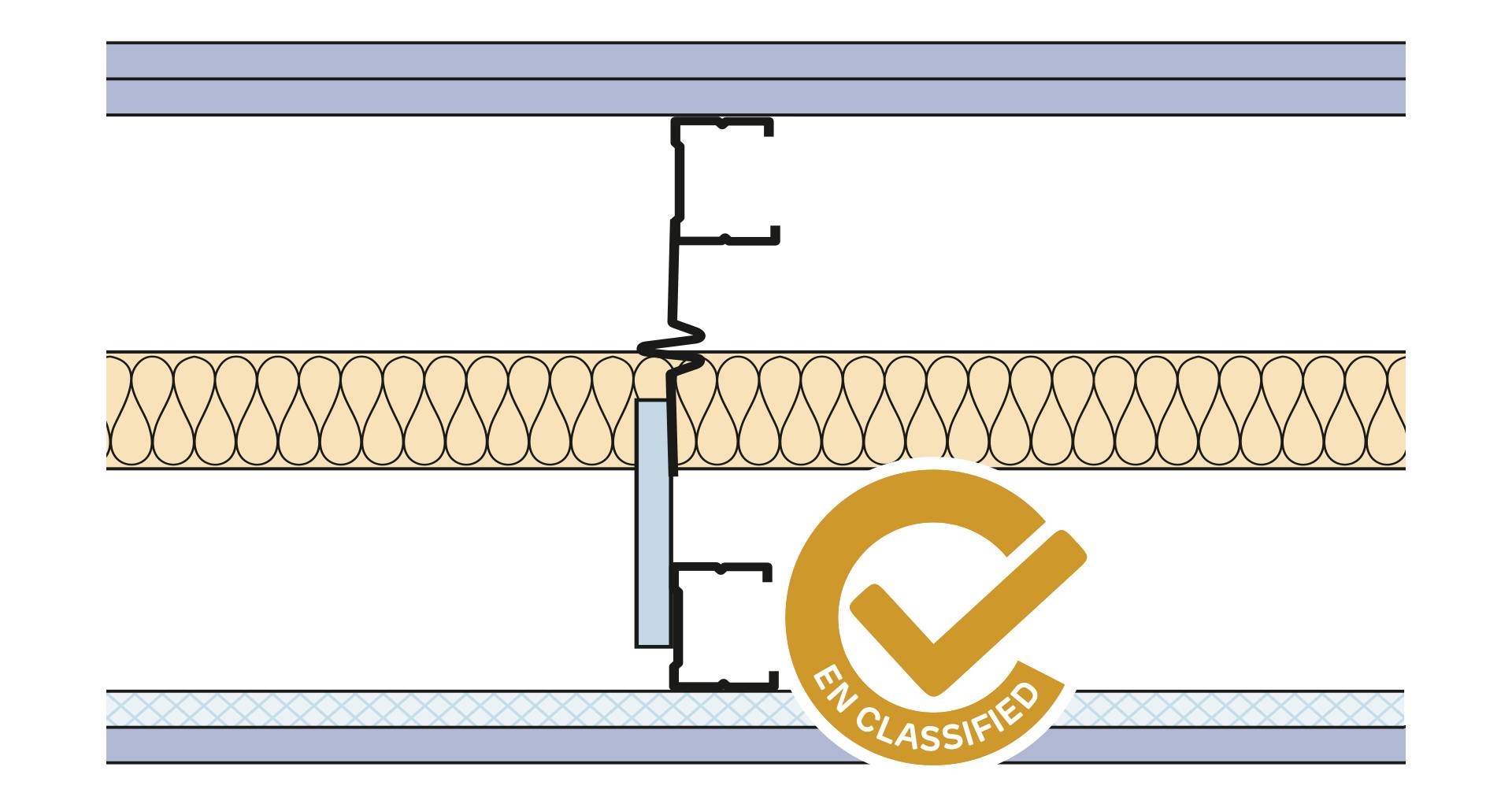 Siniat Twin Frame Metal Stud Partition Twin(AB)-CS50R-215dB#15Sx15dB-50G(300)
