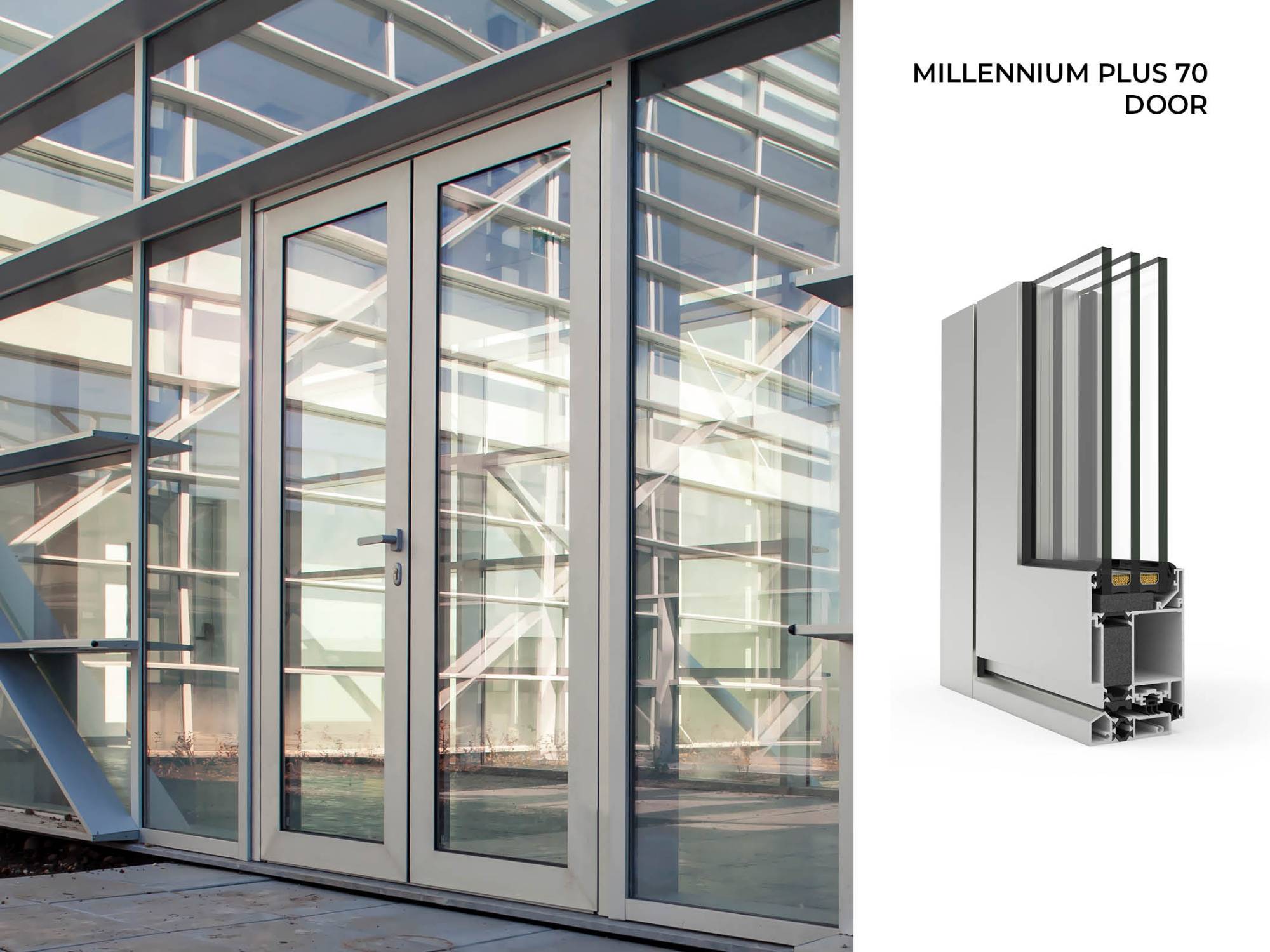 Millennium Plus 70 Hinged Door