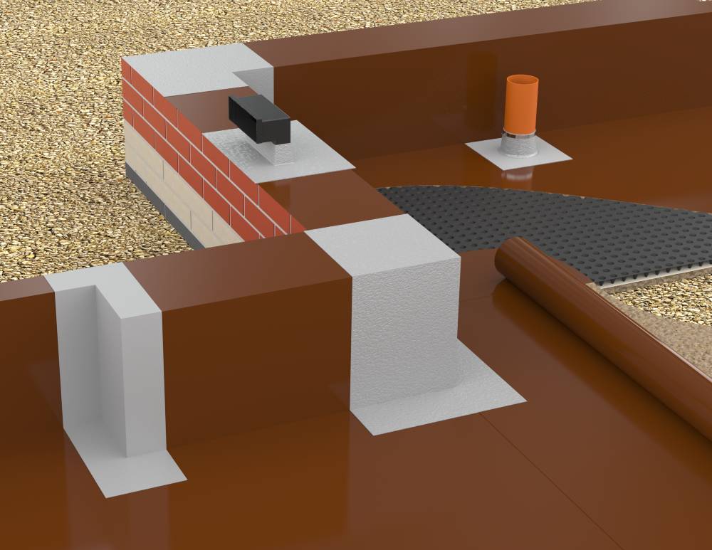 Rhinoplast Evolution HD Gas Membrane Barrier  - Gas membrane and damp-proof membrane - Multi-Layer Barrier