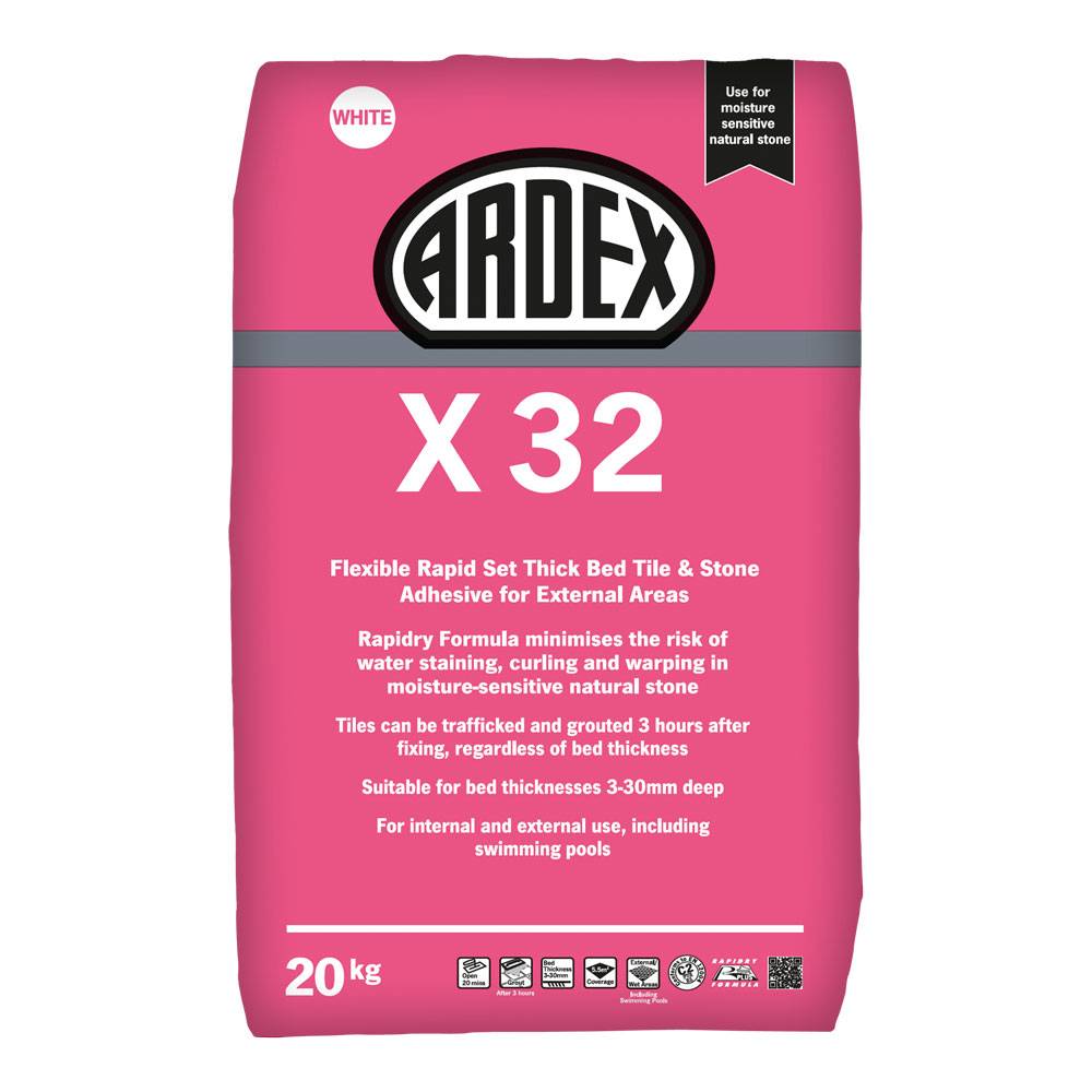 ARDEX X 32 Natural Stone Wall and Floor Tile Adhesive 