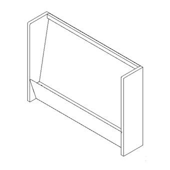 Floor mounted urinal slab