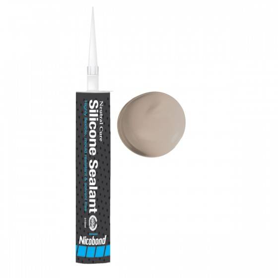 Nicobond Neutral Cure Silicone Sealant All Colours - Silicone Sealant 