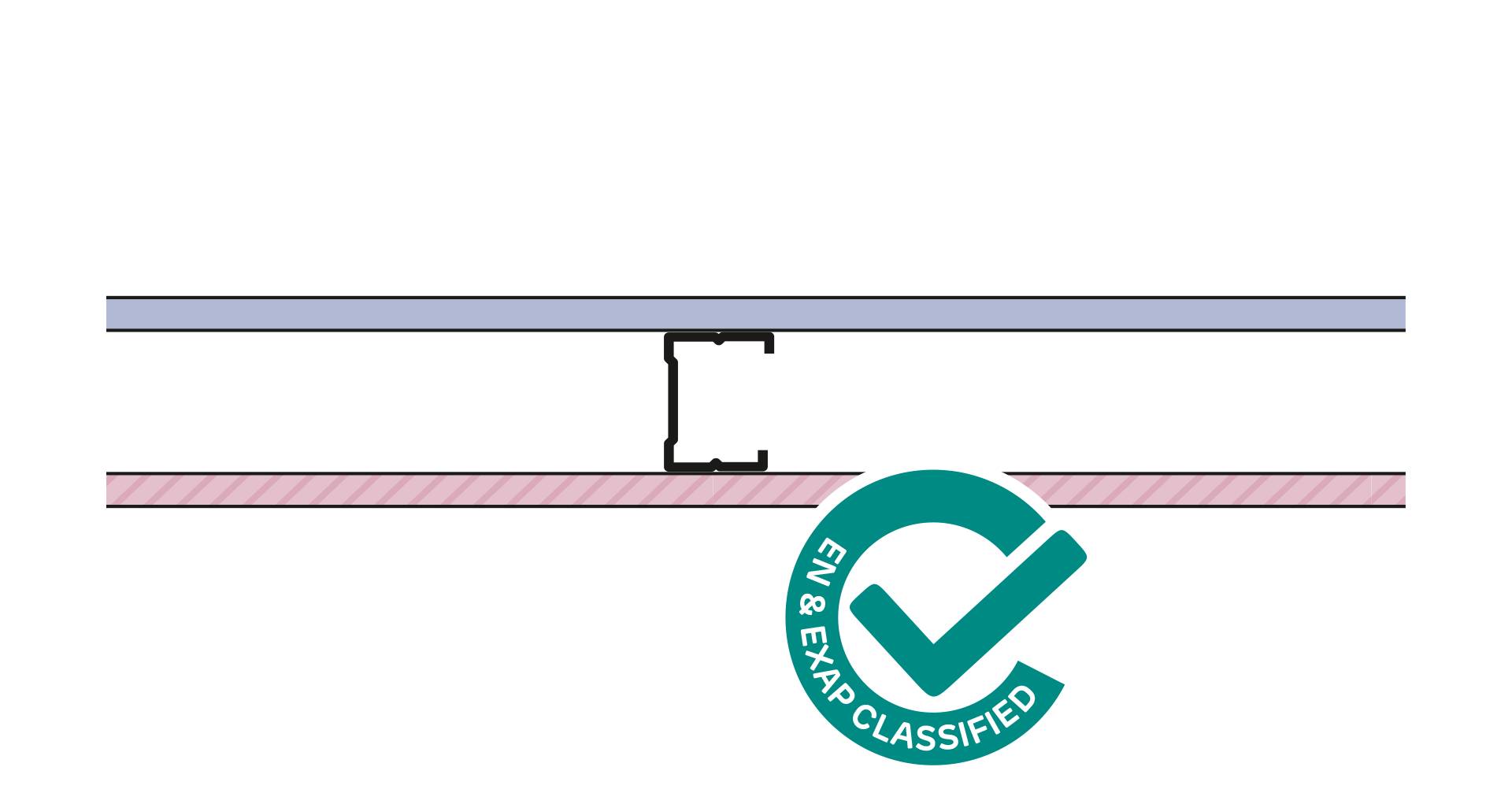 Siniat Single Frame Metal Stud Partition CS50R-12dB#12FMR - Metal Stud Partitioning