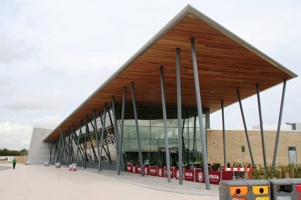 External Timber Slat Soffit Panels - Ceilings (external) 