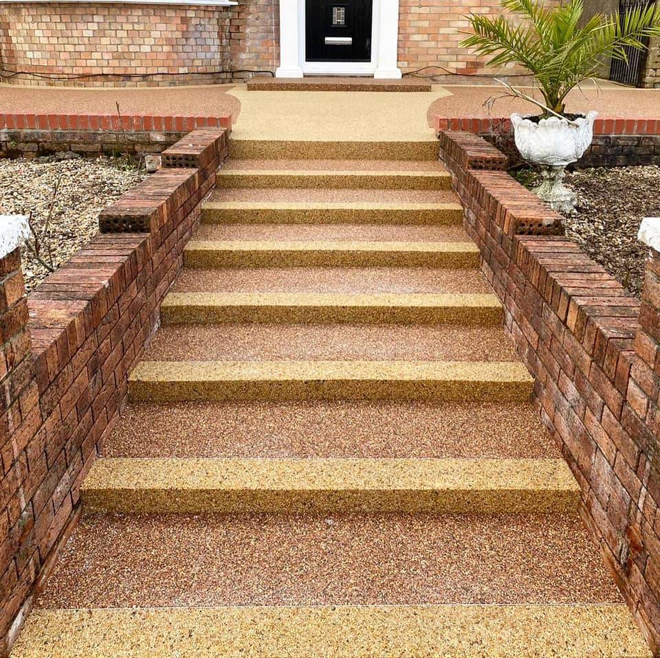 Domestic Driveway and Pathways Vuba Resin Bound Surfacing Canyon