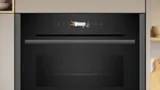 Compact 45cm ovens with Microwave Graphite grey trim