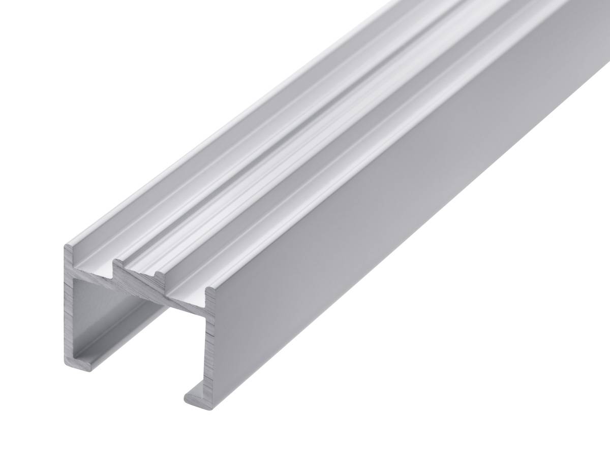 6 / 8mm Aluminium Glazing Channel  - Glazing Channels for 6/8mm Glass