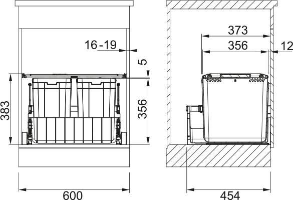 Franke Sorter Waste Management Sorter - Waste Bin