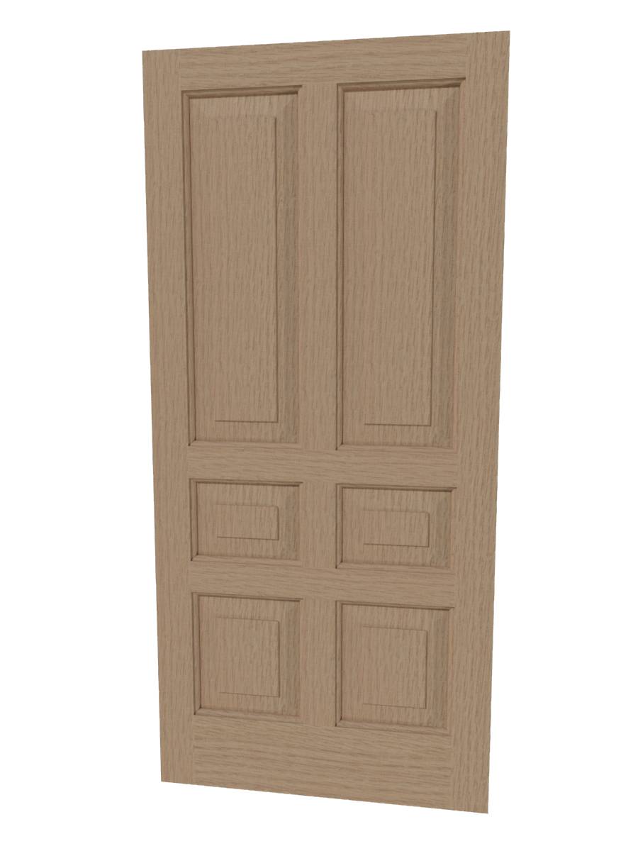 Traditional 6 Panel Door - Solid Timber Door