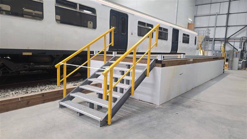 Fibergrate® Step Over - GRP Access Structure