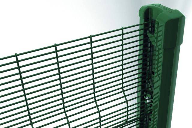 Securifor 3D + Bolt Spider Fixators - Metal Mesh Fence Panel