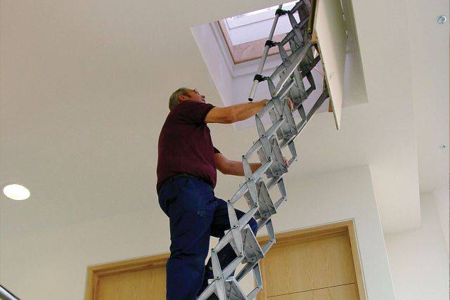 ZIP Retractable Ladders - For Roof Access - Retractable Ladder