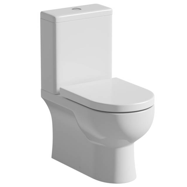 Angelo Close Coupled Pan, Cistern And Soft Close Seat