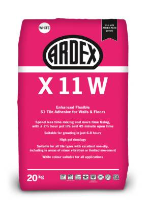 ARDEX X 11 W Enhanced Flexible S1 Tile Adhesive - Tile Adhesive 