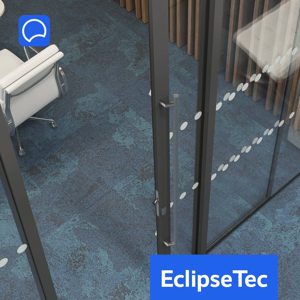 EclipseTec Sliding Acoustic Glass Door