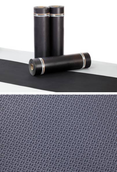 BauderPVC LSF Embossed Walkway Membrane - PVC-P Single Ply Walkway Membrane