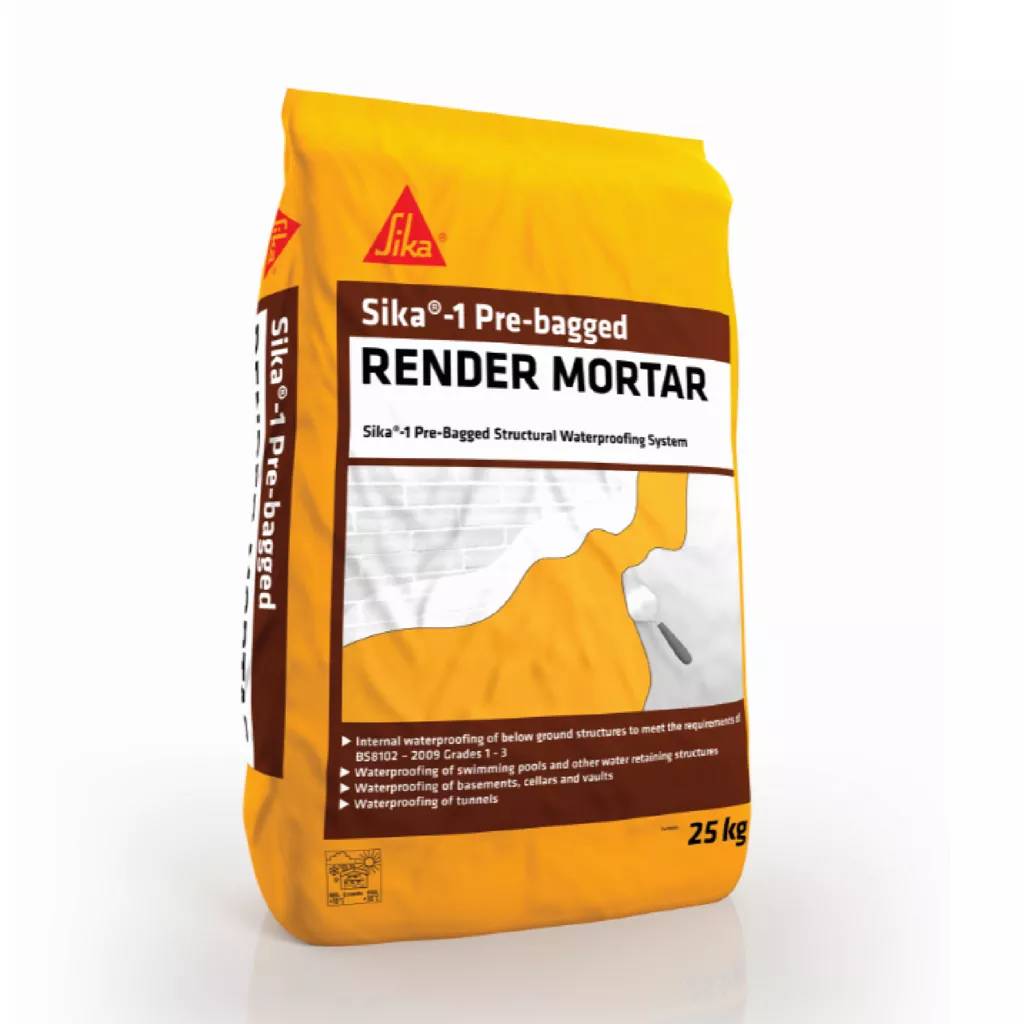 Sika®-1 Pre-Bag LC Render Mortar - Low Cement Spray-Applied Render System