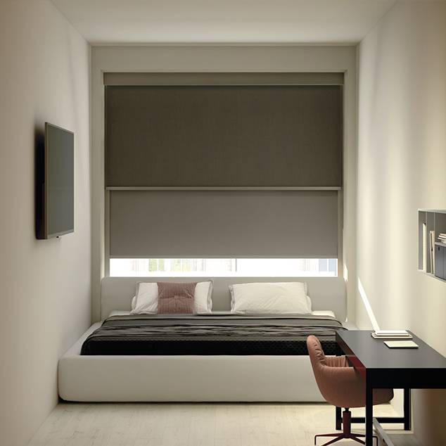 ZI-BOX DUO Roller Blinds - Blackout Double Blind System