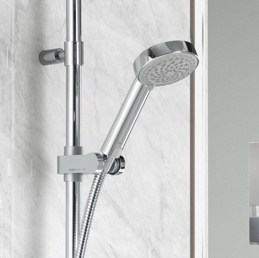 Quartz Touch Smart Divert Exposed Shower With Adjustable And Fixed Ceiling Heads