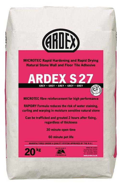 ARDEX S 27 Natural Stone Tile Adhesive