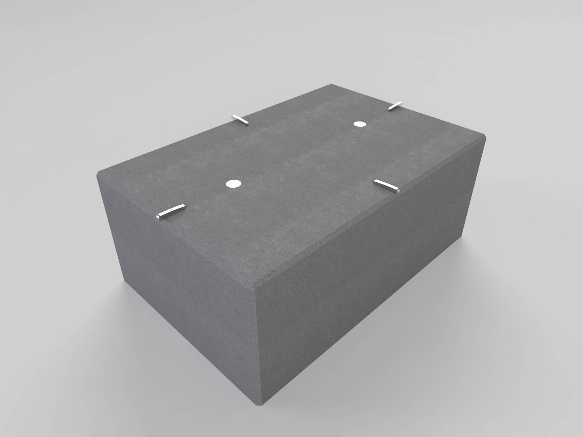 PAS 68 - Counter Terror Concrete Block 1490 - Vehicle defence 