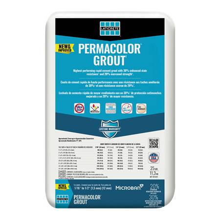 PERMACOLOR® Grout - High Performing Sanded Cement Grout  