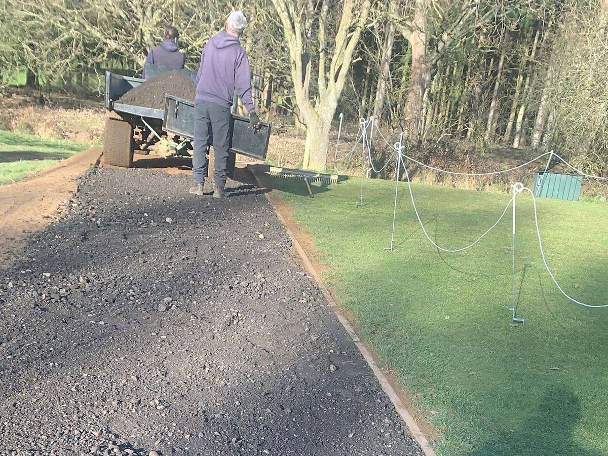 Reinforced Grass Pathways Created For Millbrook Golf Course Using 