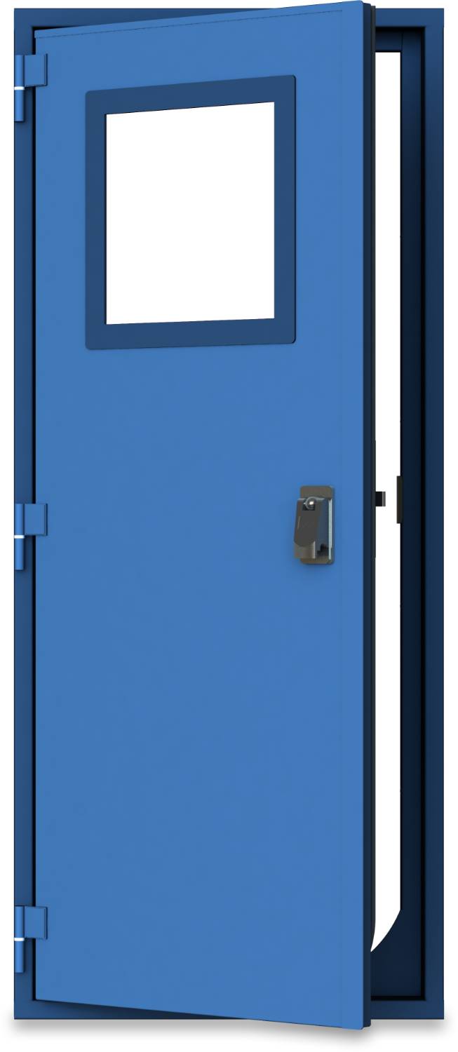 M2M2 Single Leaf Security and Flood Door Set 