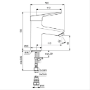 Contour 21+ - Single Lever Basin Mixer Tap - Tap