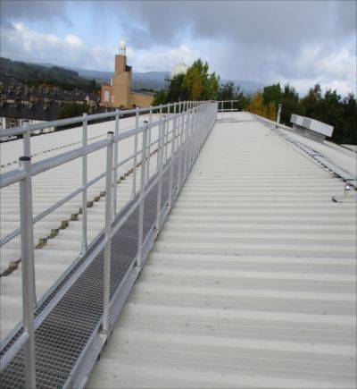 Ascent Aluminium Walkway System for Metal Profiled Roofs