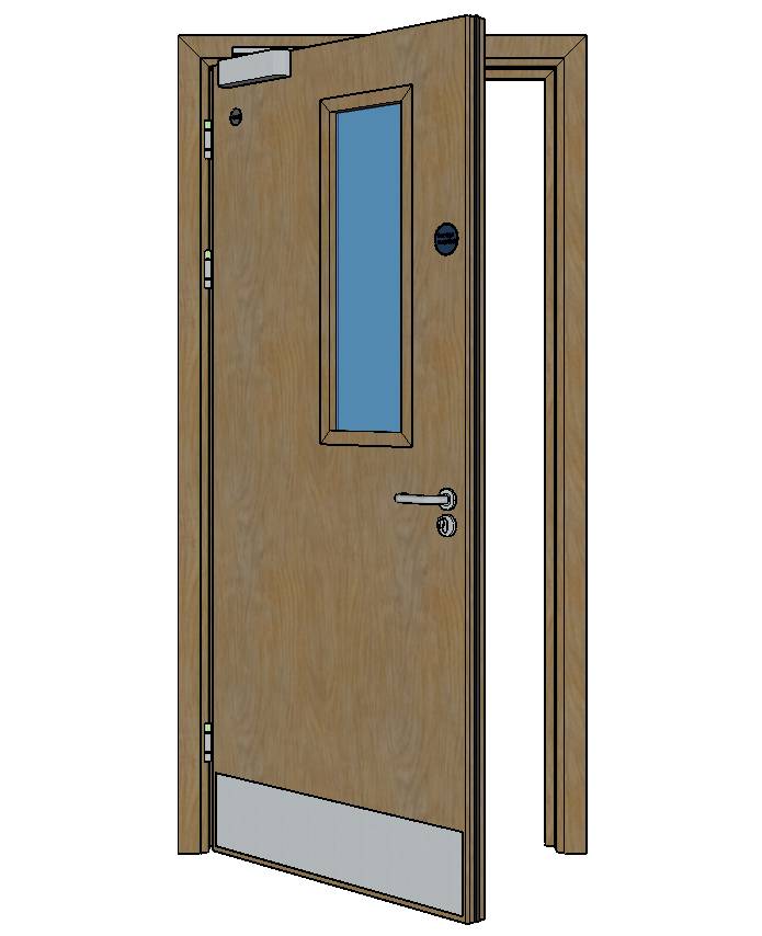 Refinedoor - Type 1 - PVC Postformed Severe Duty Doorset