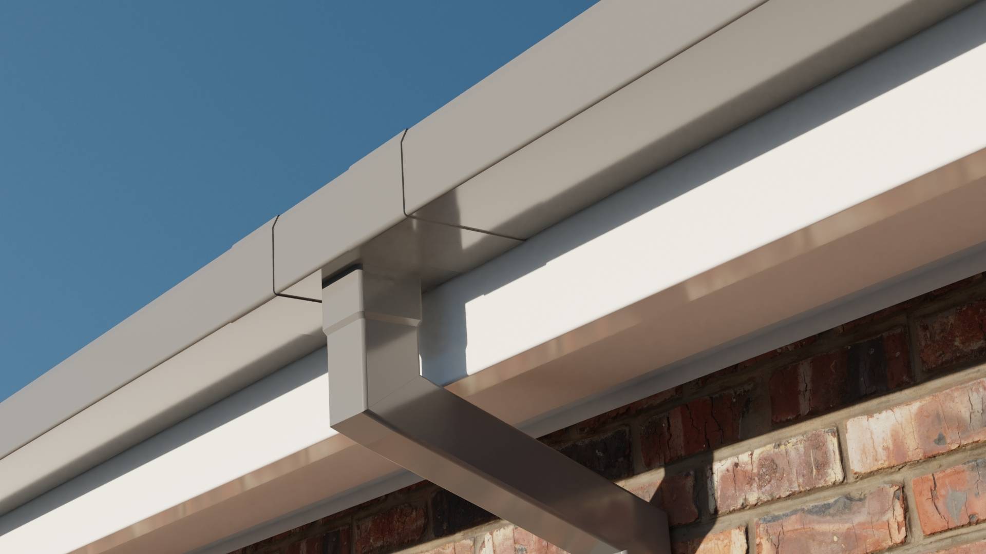 Aluminium Box Gutter - System 75 - Gutter