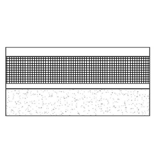 Flat mastic asphalt inverted roof on composite concrete and steel deck