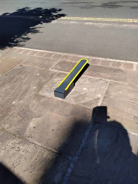 ASF RLBC Drivemaster Flat Folding Bollard - Fold Down Bollard