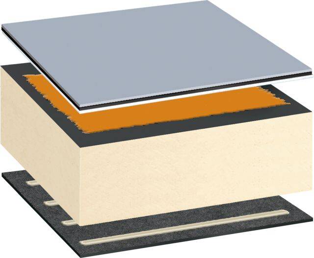 Bauder Thermoplan T Flexible Polyolefin Single Ply Warm Roof System Adhered or Mechanically Fixed