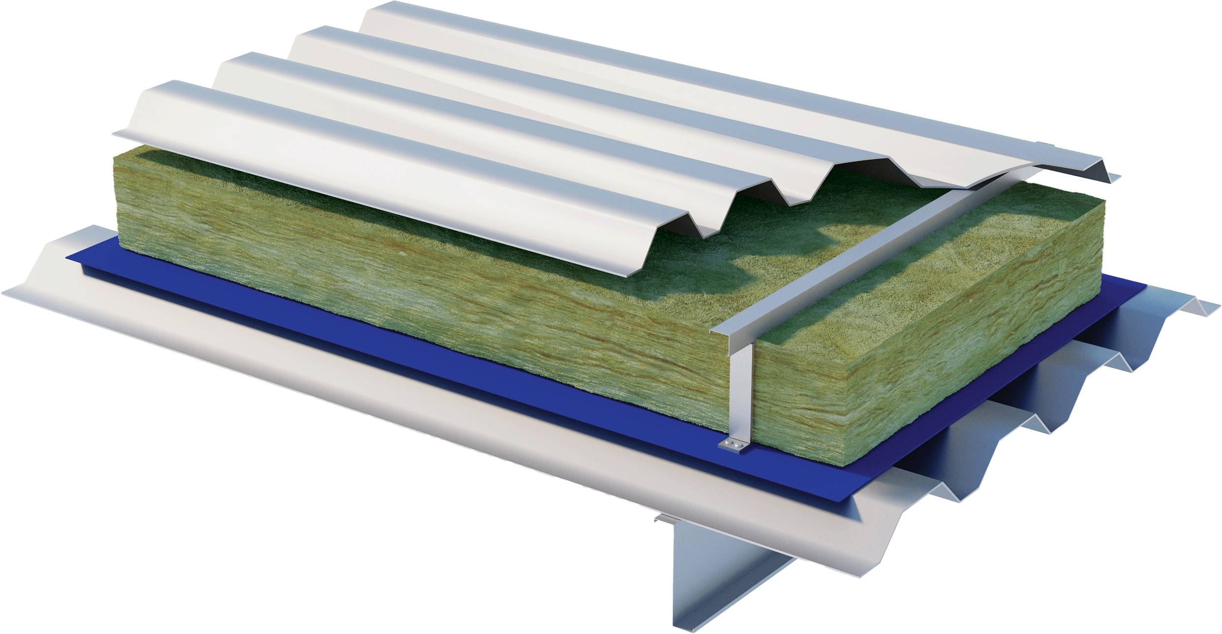 URSA HOMETEC ROLL 35  - Built-Up Metal Roof and Wall Insulation