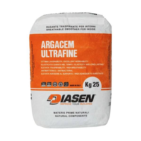 Diasen Argacem Ultrafine finishing plaster - Lime-based Skim Coat