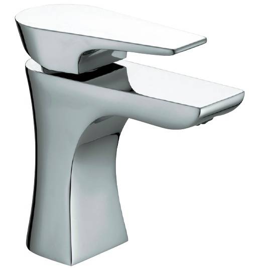 HOU BAS C - Hourglass Basin Mixer with Clicker Waste