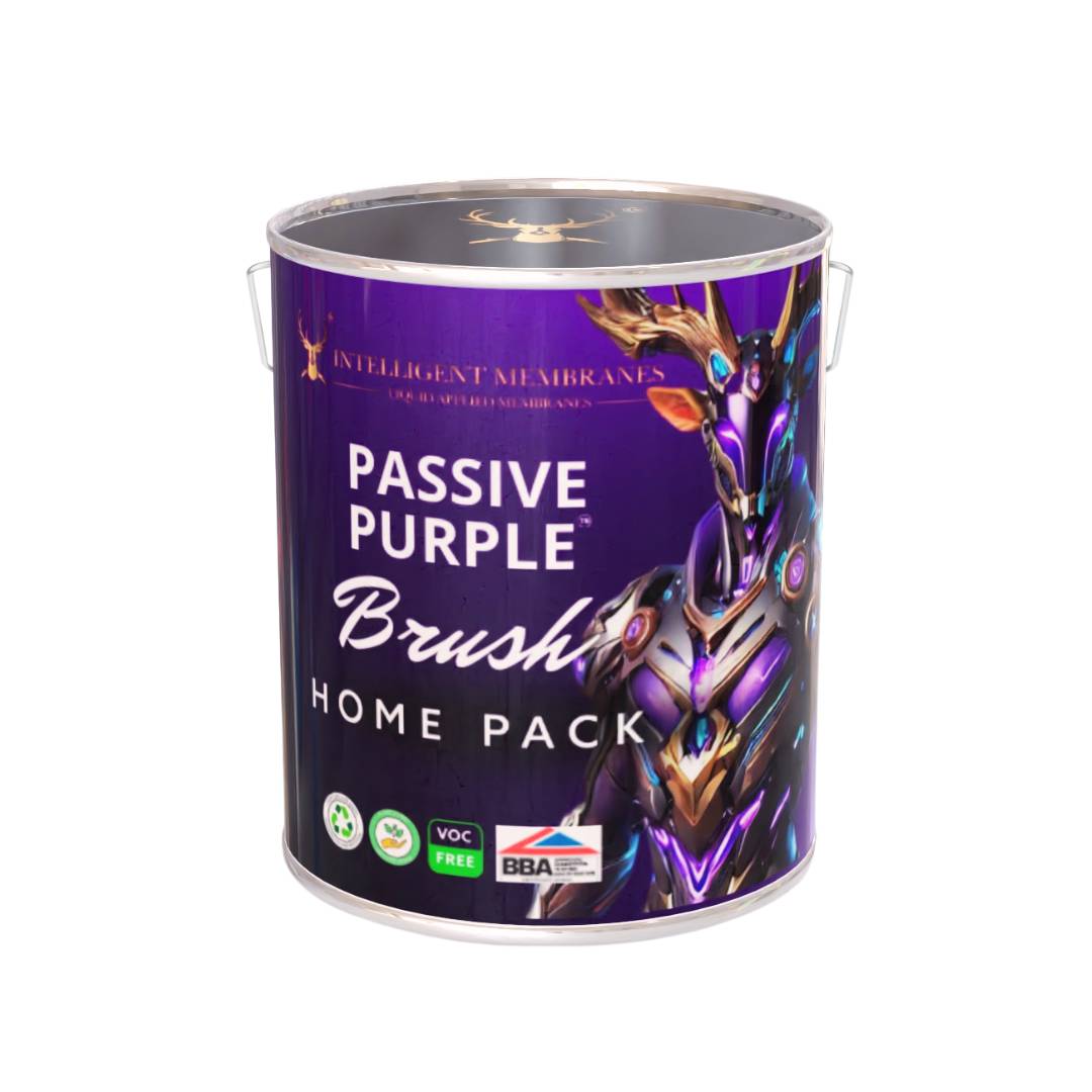 PASSIVE PURPLE® BRUSH Intelligent Airtight Liquid Vapour Control - Brush-applied Liquid Airtight Membrane