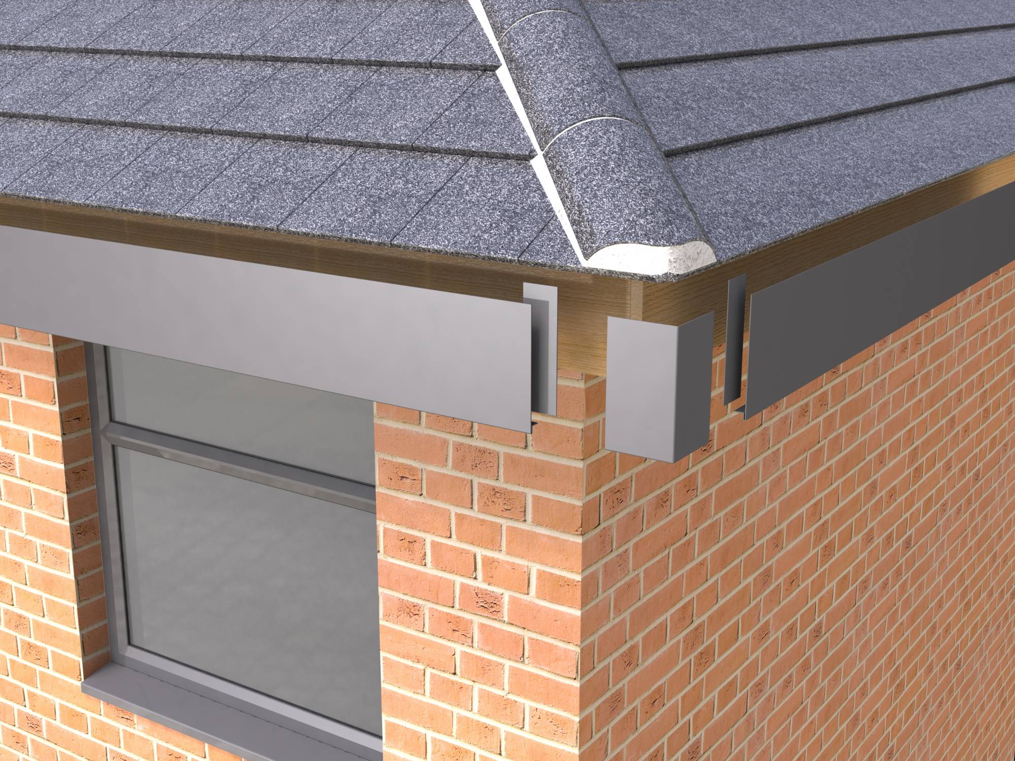 Alumasc Skyline Aluminium Fascia Safe Profile