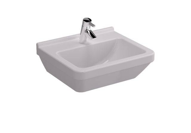 VitrA S50 Washbasin, 50 cm, Square, 5460