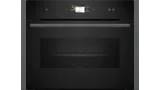 NEFF Compact 45cm Steam Ovens Graphite grey trim