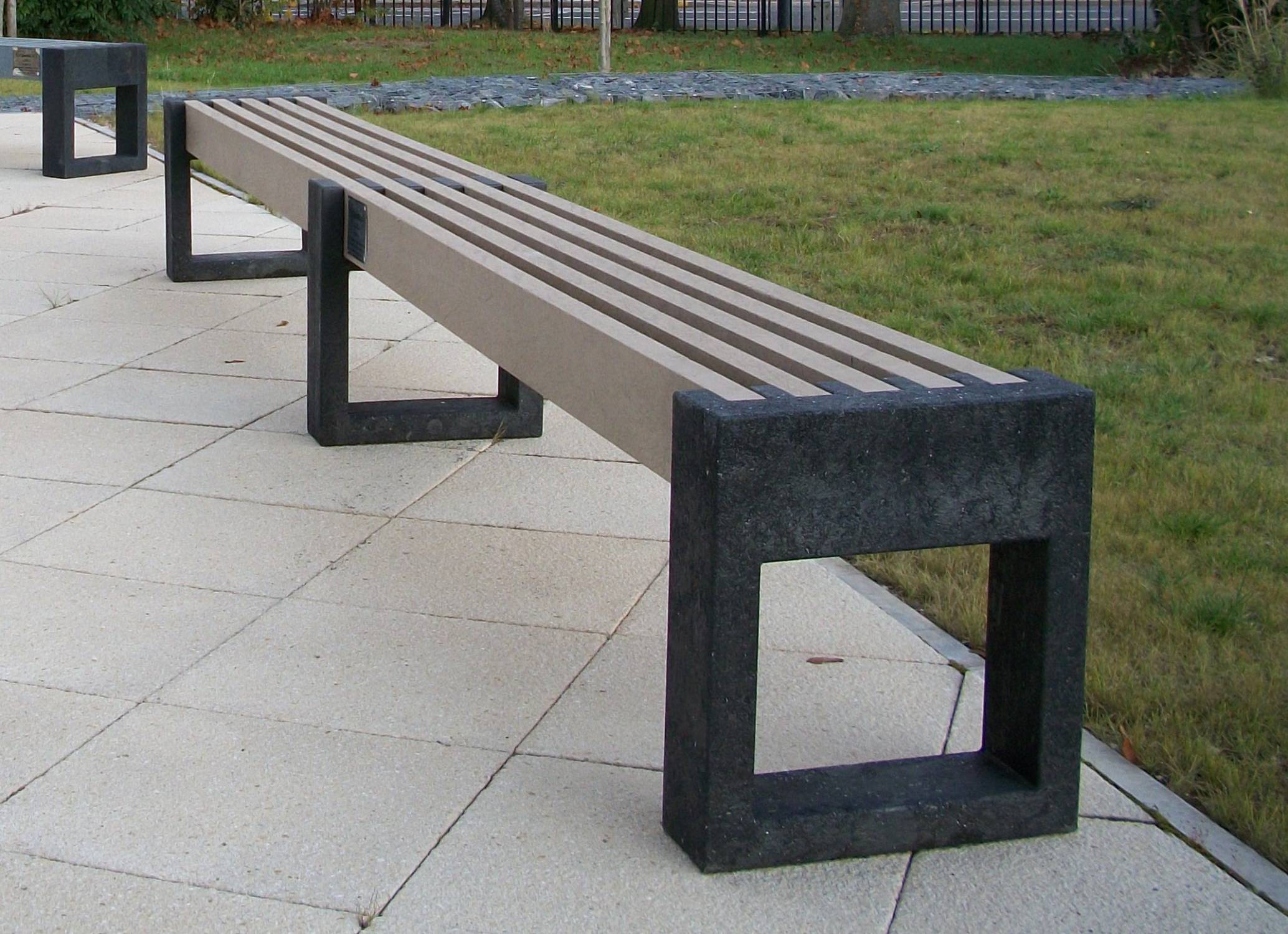 Canvas straight bench 360