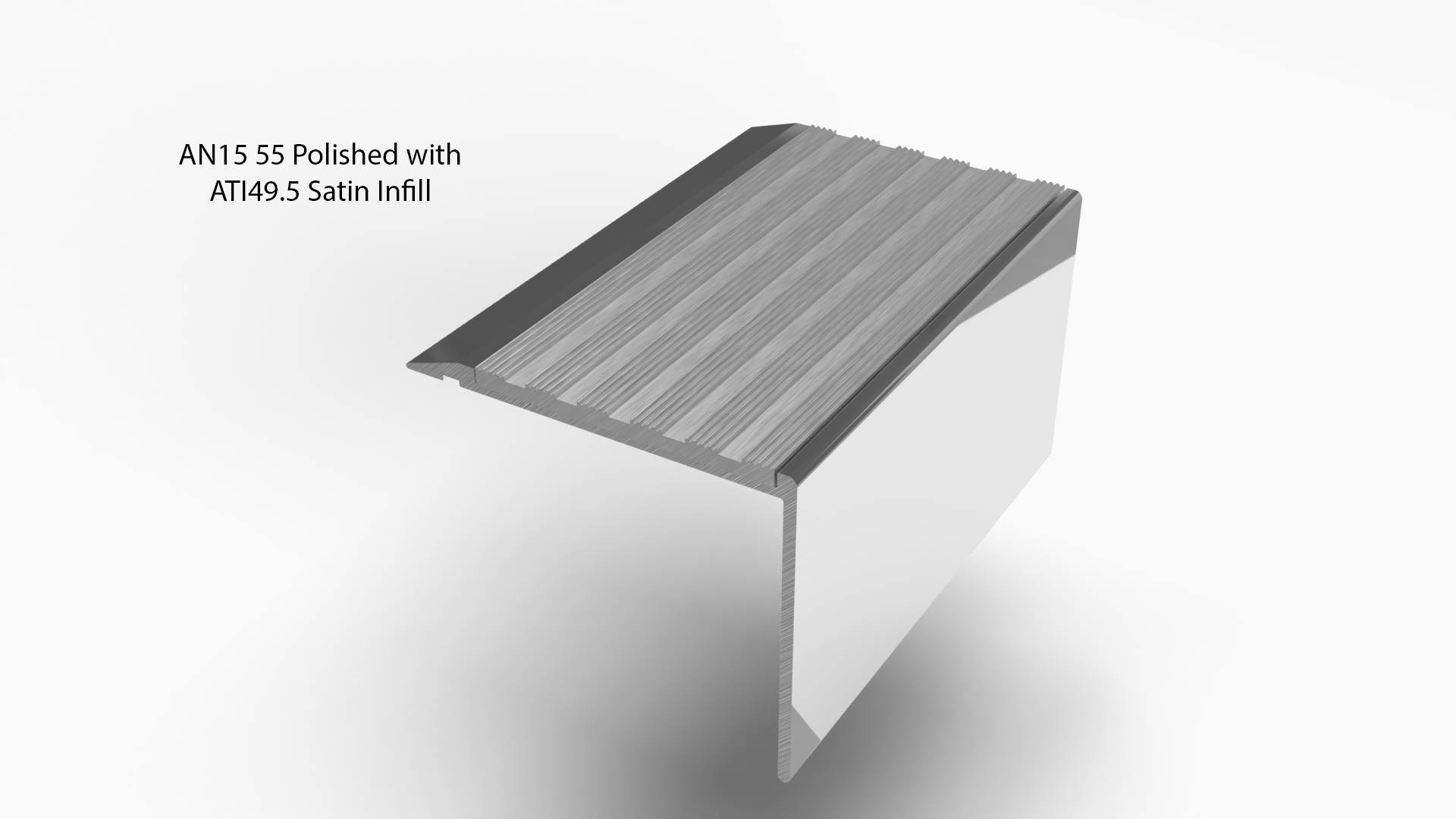 AN15/55 Aluminium Stair Nosings