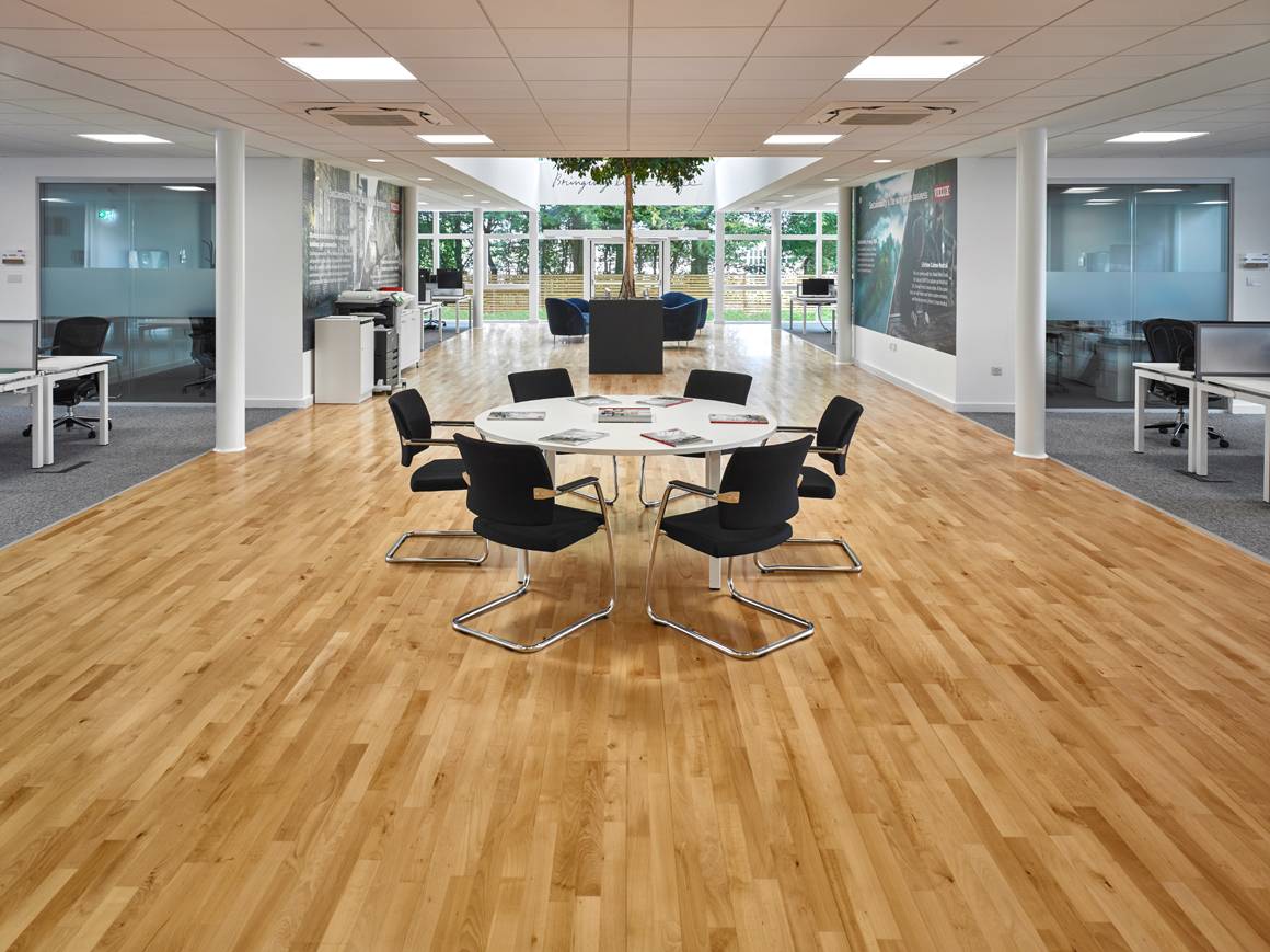 22mm&nbsp;two-strip solid wood flooring with floating clip system