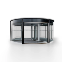 Boon Edam Orbit Trisens | Revolving Sliding Door